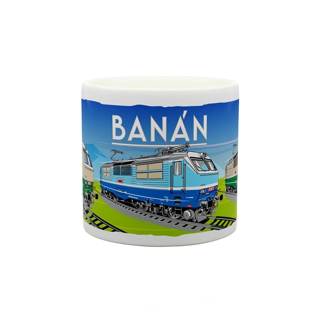 Keramický hrnek Elektrická lokomotiva 151 "banán"  170 ml