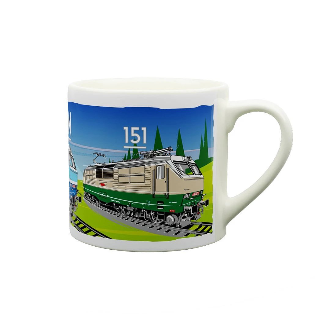 Keramický hrnek Elektrická lokomotiva 151 "banán"  170 ml