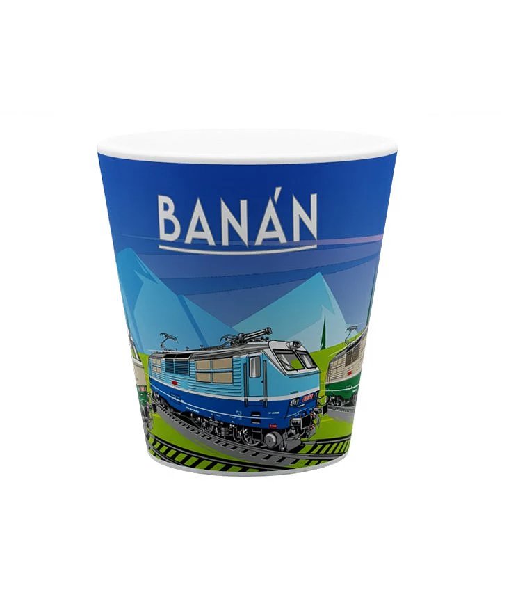 Keramický hrnek Elektrická lokomotiva 151 "banán"  300 ml
