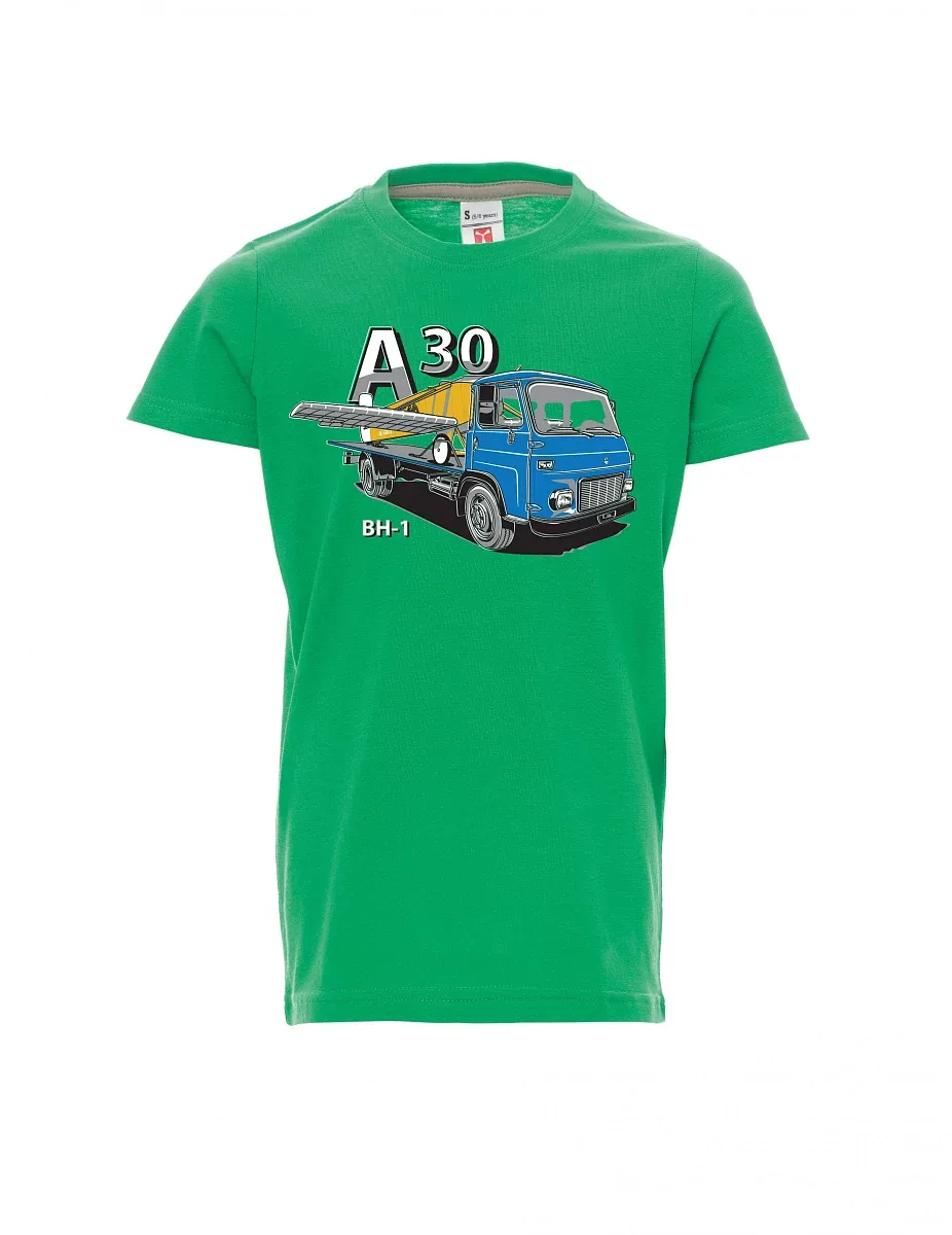 Zelené dětské tričko Avia A30 a letadlo BH - 1