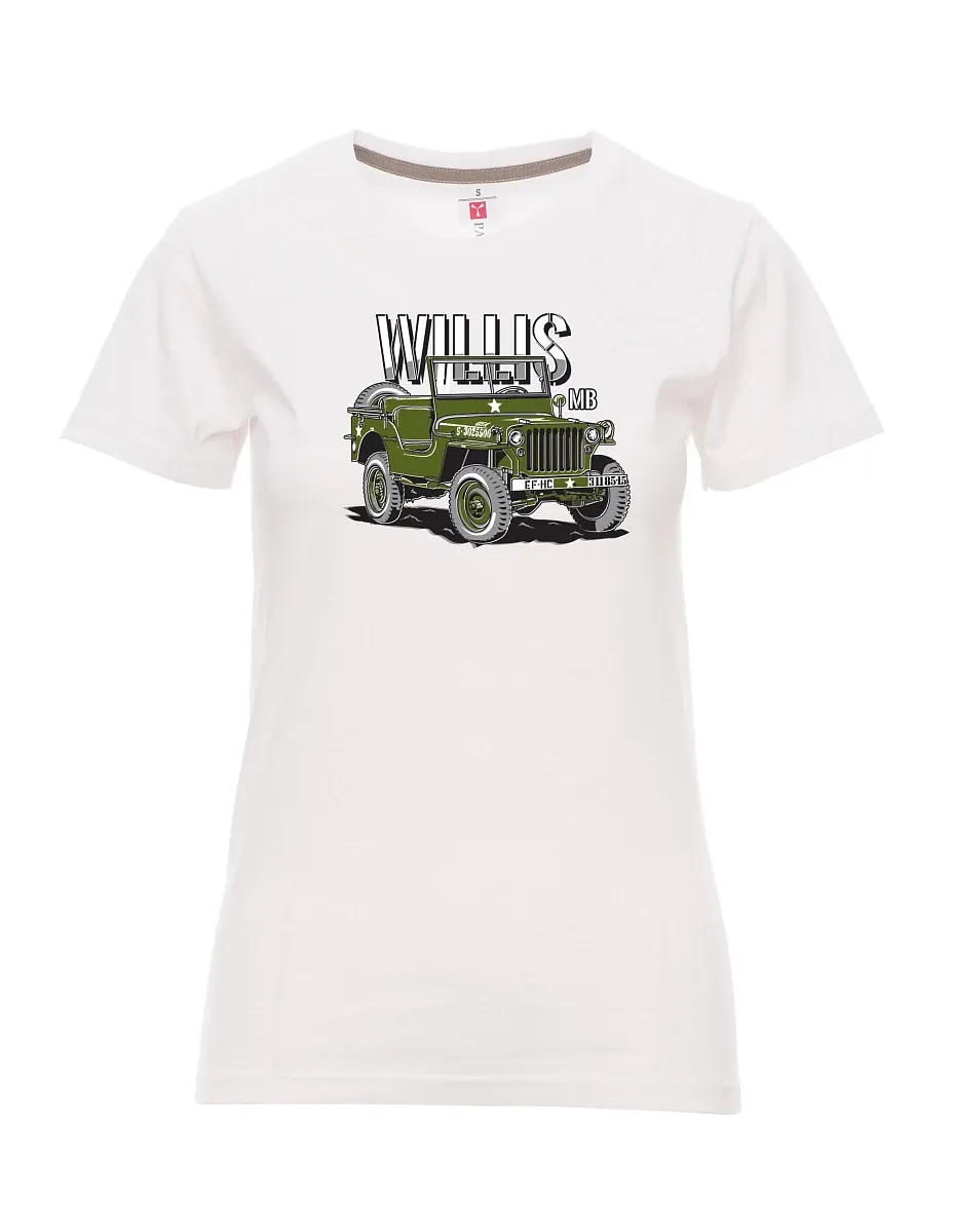 Bílé dámské tričko Nákladní automobil V3S Valník 