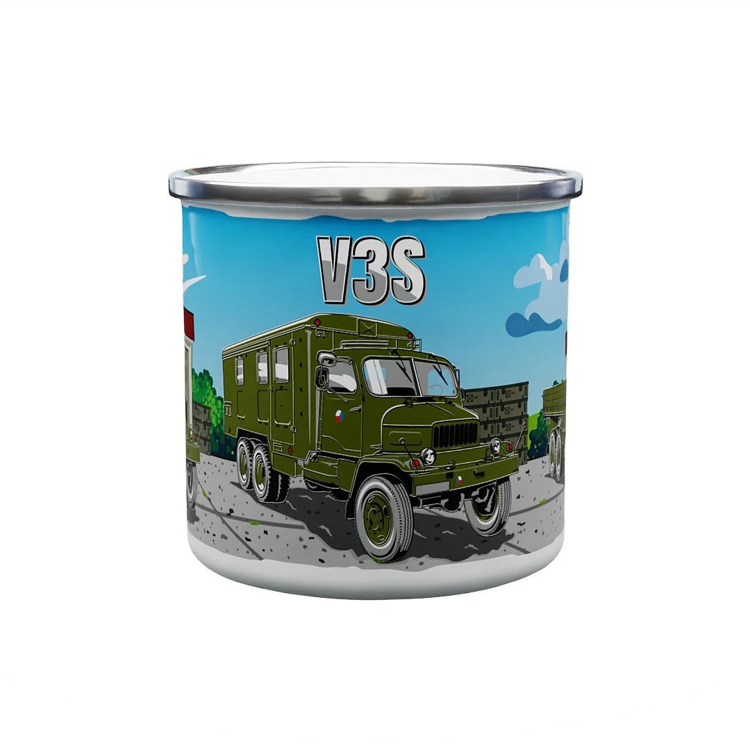 Plecháček Nákladní automobil V3S Valník  330 ml