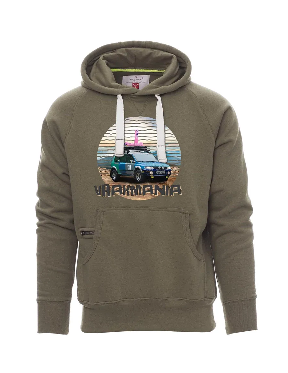 Khaki pánská mikina Vrakmania