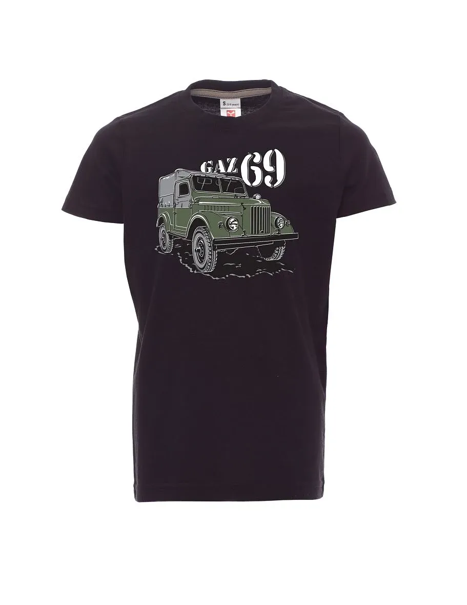 Černé dětské tričko GAZ 69
