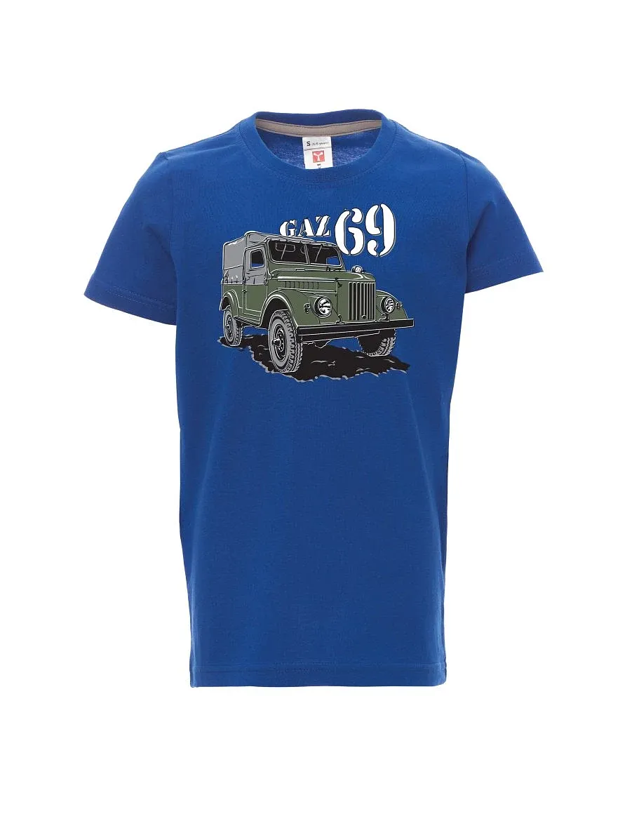 Modré dětské tričko GAZ 69