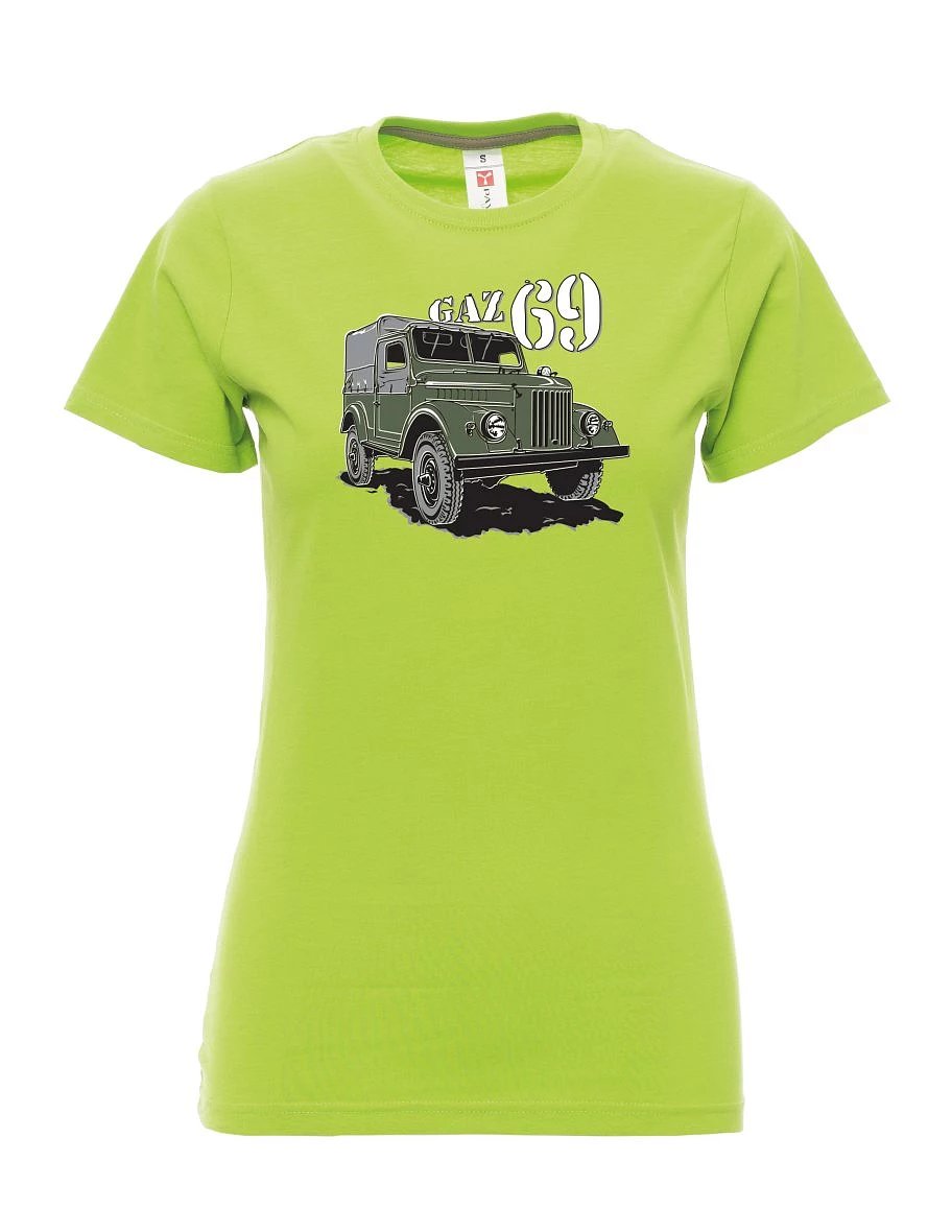 Limetkové dámské tričko GAZ 69