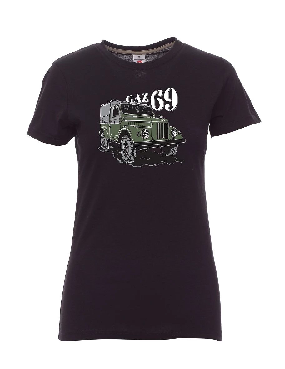Černé dámské tričko GAZ 69