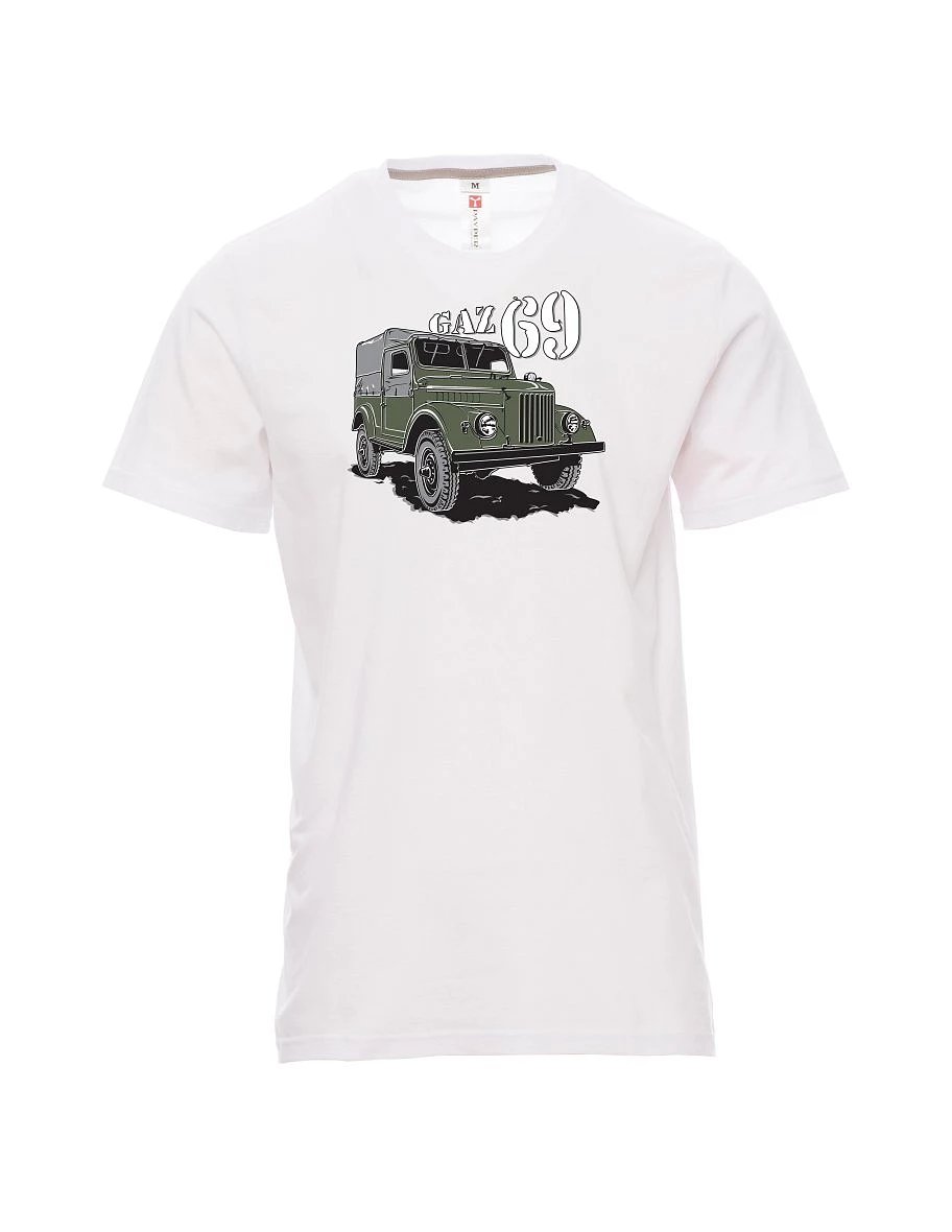 Bílé pánské tričko GAZ 69