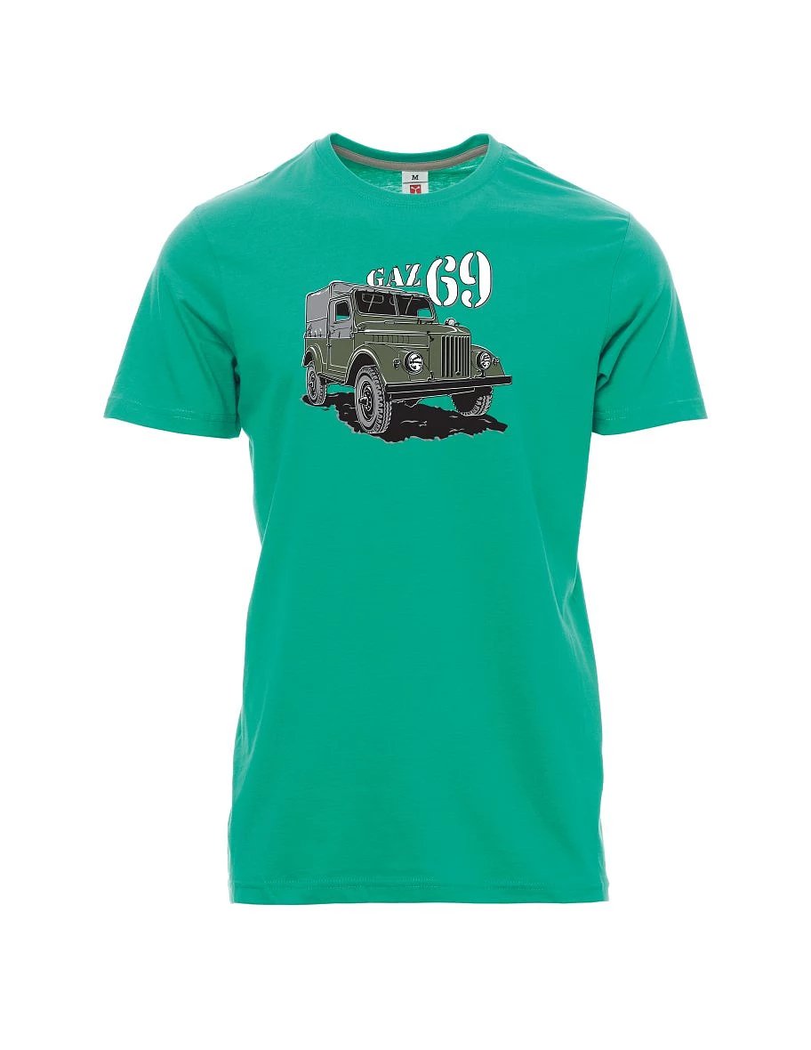Smaragdové pánské tričko GAZ 69