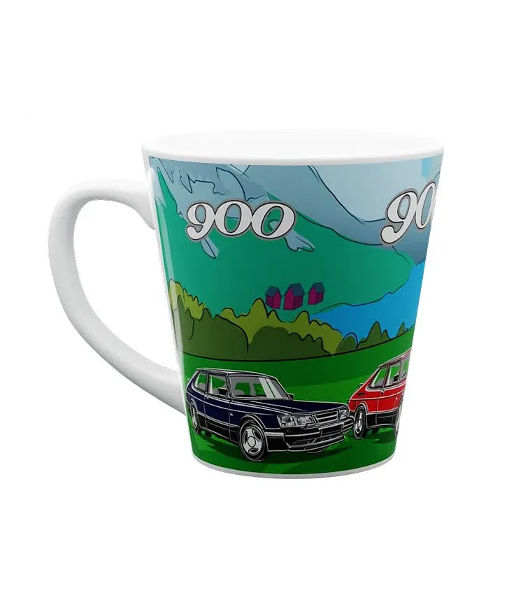 Keramický hrnek se Saabem 900 300 ml