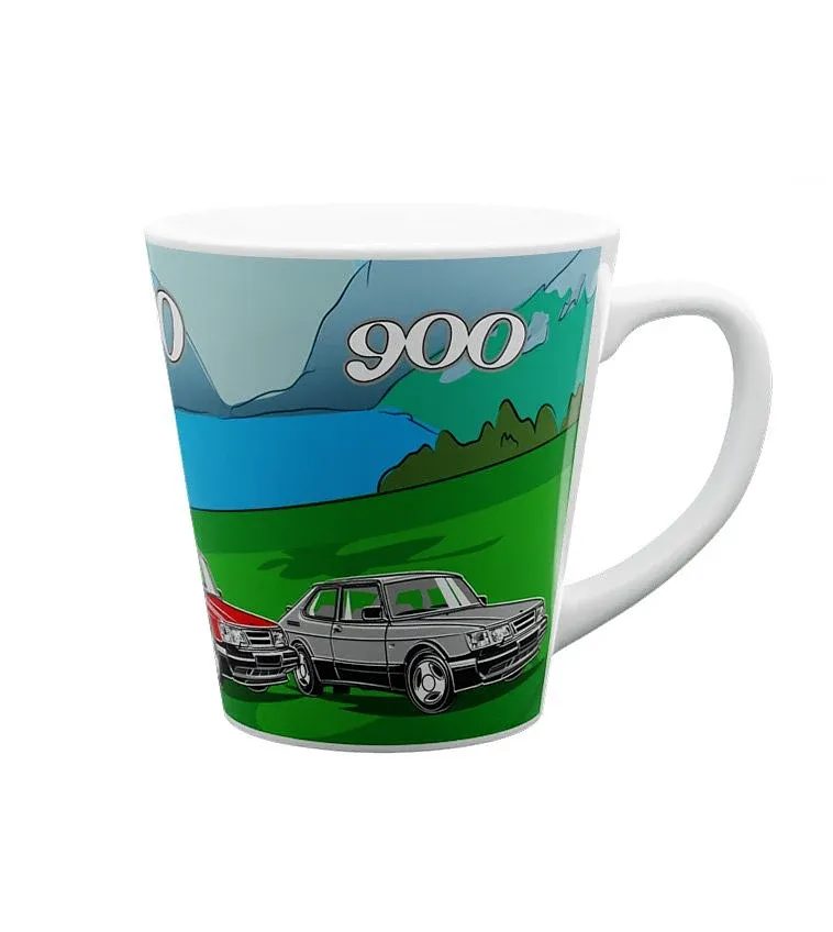 Keramický hrnek se Saabem 900 300 ml