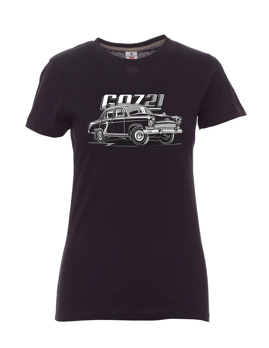 Černé dámské tričko GAZ 21