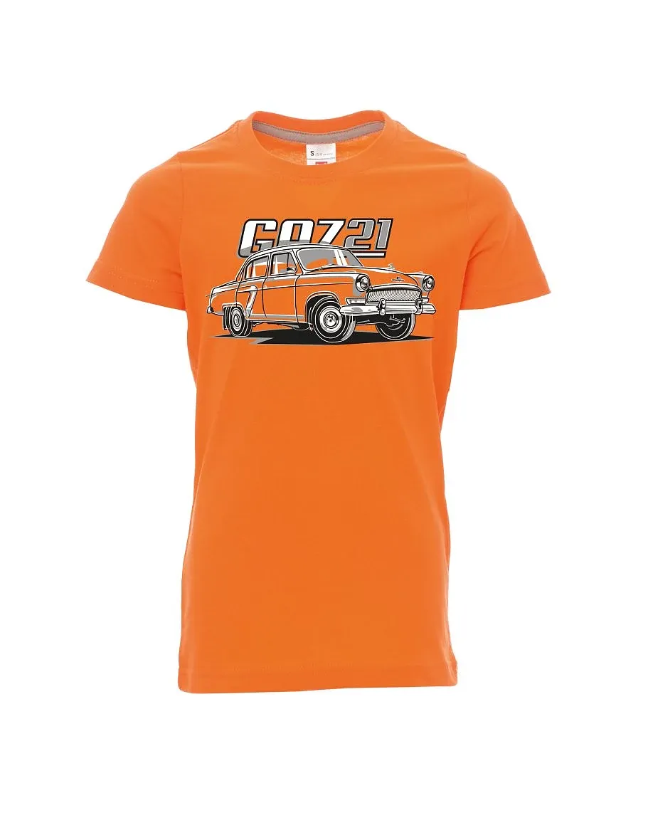 Oranžové dětské tričko GAZ 21