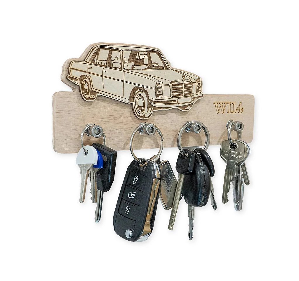 Dřevěný věšák na klíče W114