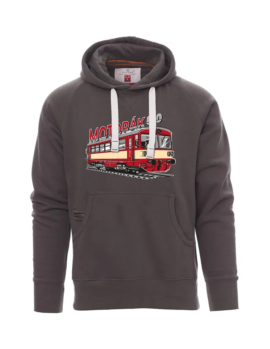 Šedá pánská mikina Motorák 810