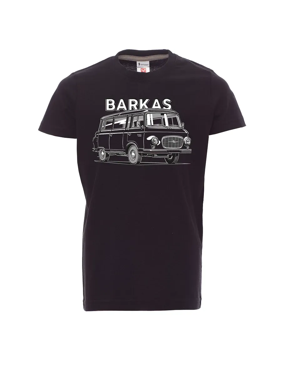 Černé dětské tričko Barkas B1000