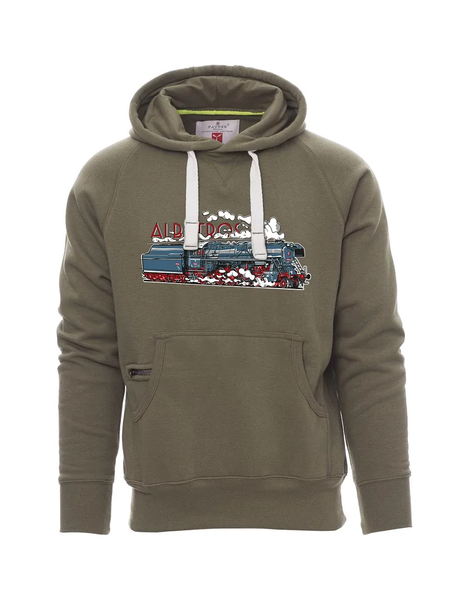 Khaki pánská mikina Lokomotiva Albatros