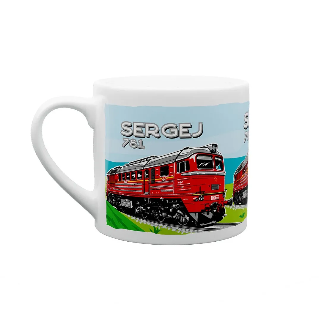 Keramický hrnek Lokomotiva 781 "Sergej" (M62) 170 ml