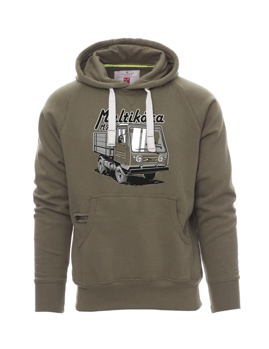 Khaki pánská mikina Multikára M25