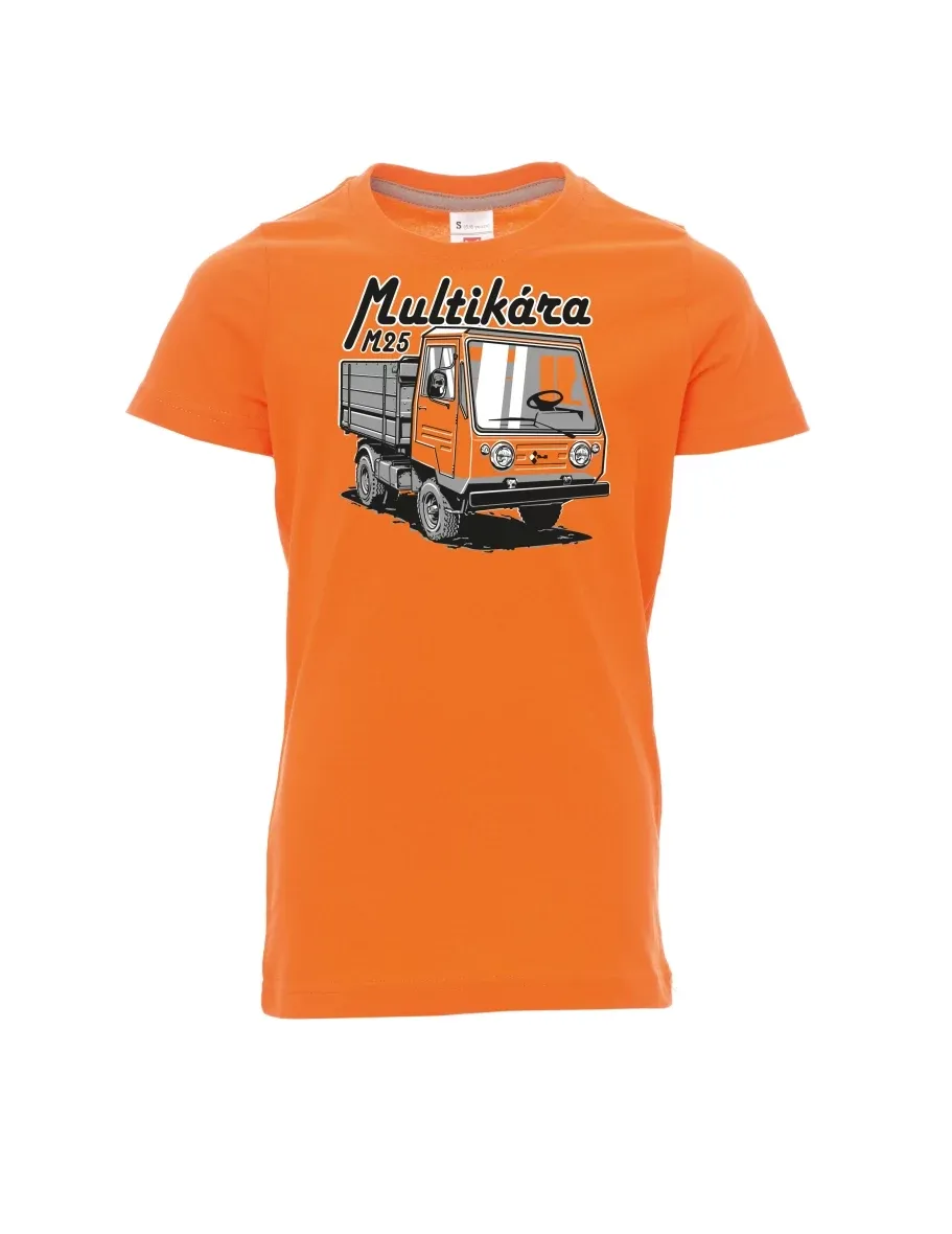 Oranžové dětské tričko Multikára M25