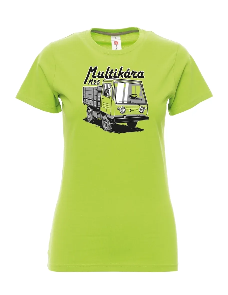 Limetkové dámské tričko Multikára M25