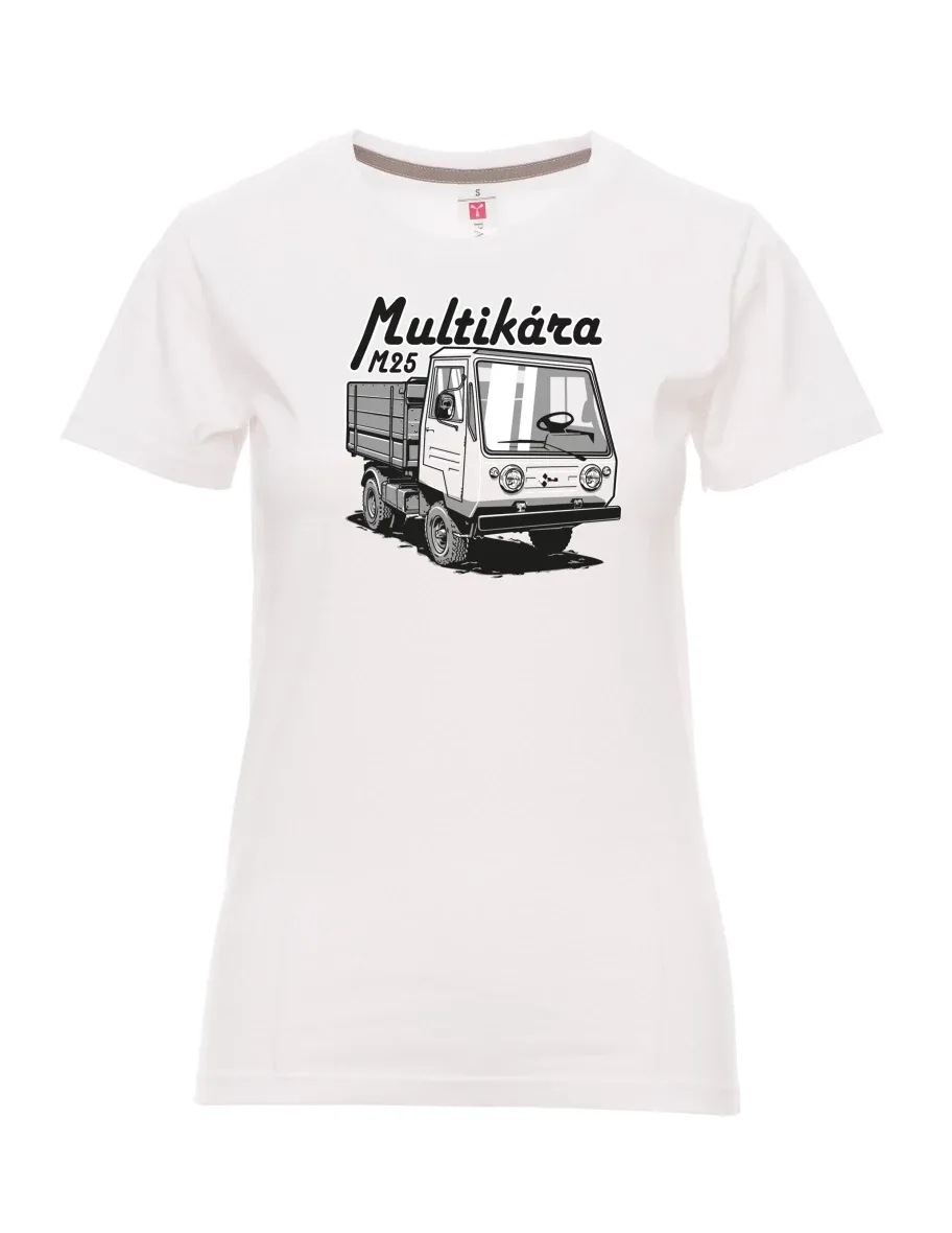 Bílé dámské tričko Multikára M25