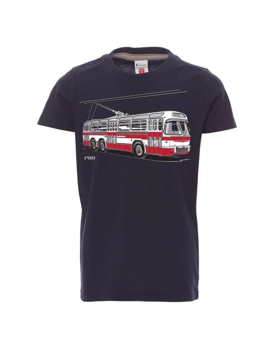 Navy dětské tričko Trolejbus  T401