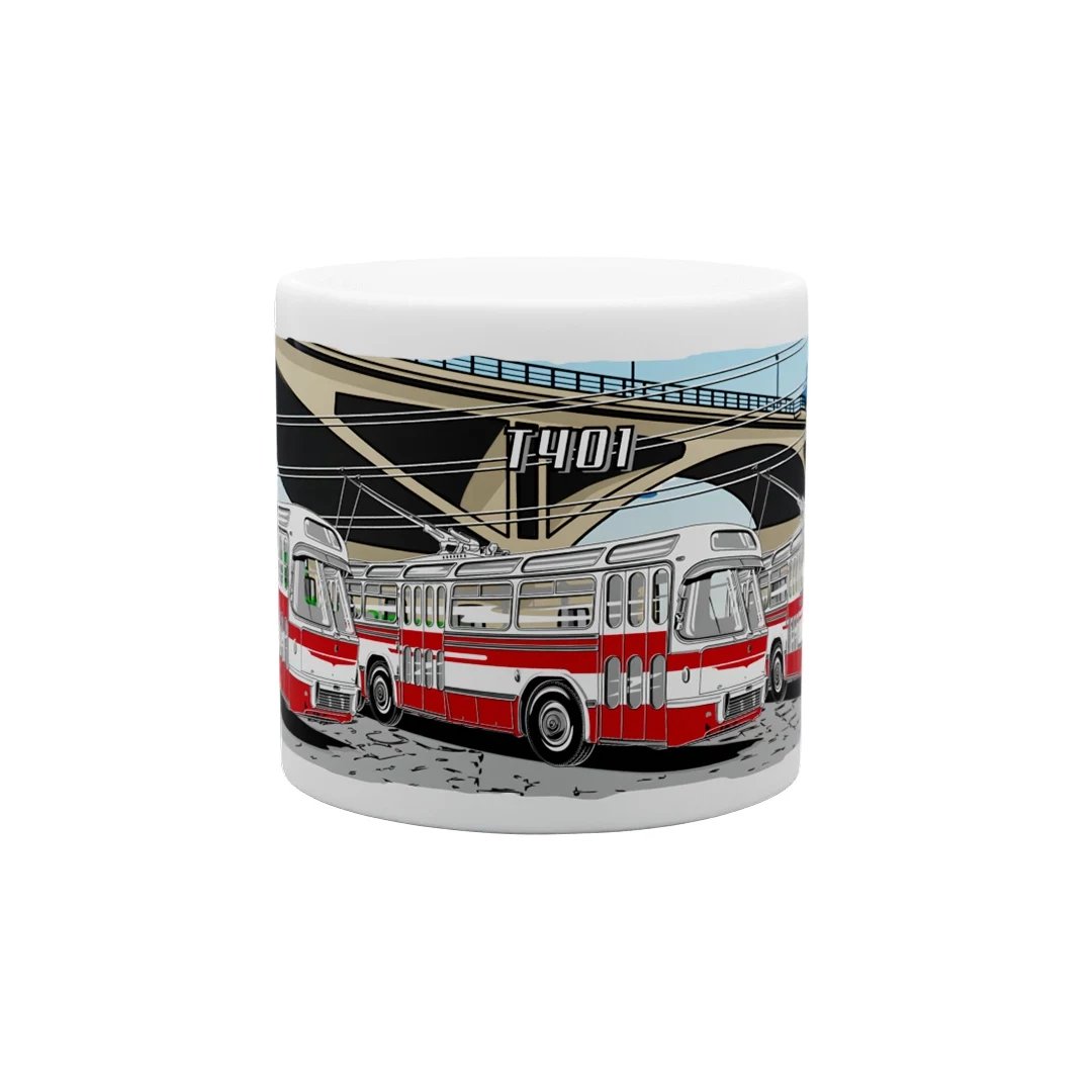 Keramický hrnek Trolejbus  T401 170 ml