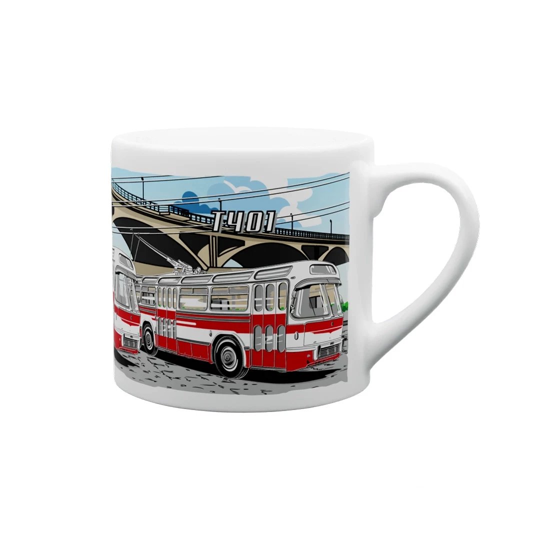 Keramický hrnek Trolejbus  T401 170 ml