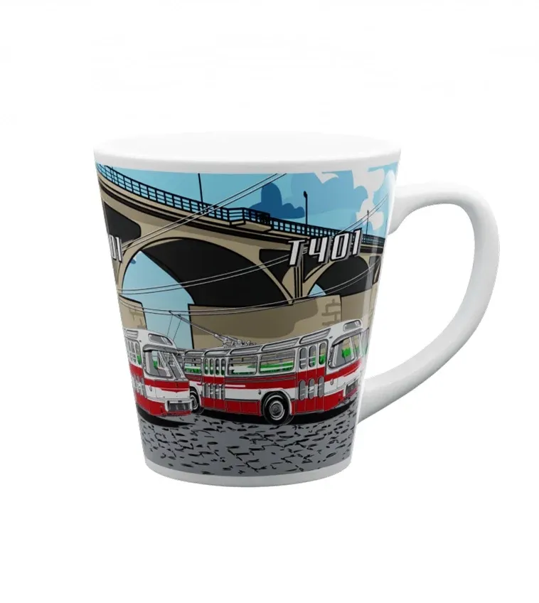 Keramický hrnek Trolejbus  T401 300 ml