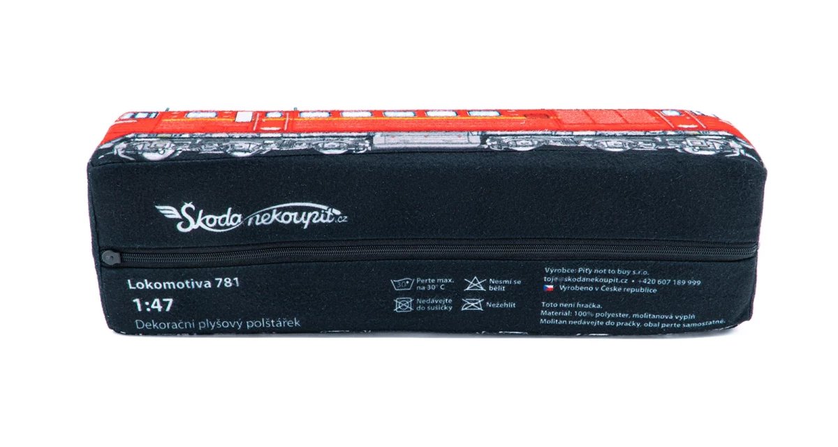 Party set trička s plyšovým polštářkem na motivy Lokomotiva 781 "Sergej"