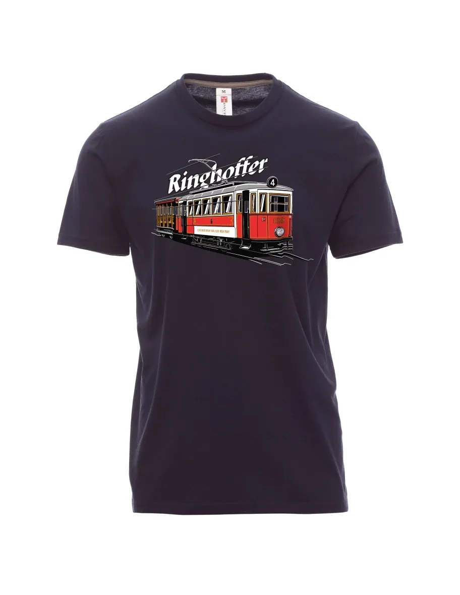 Navy pánské tričko Tramvaj Ringhoffer