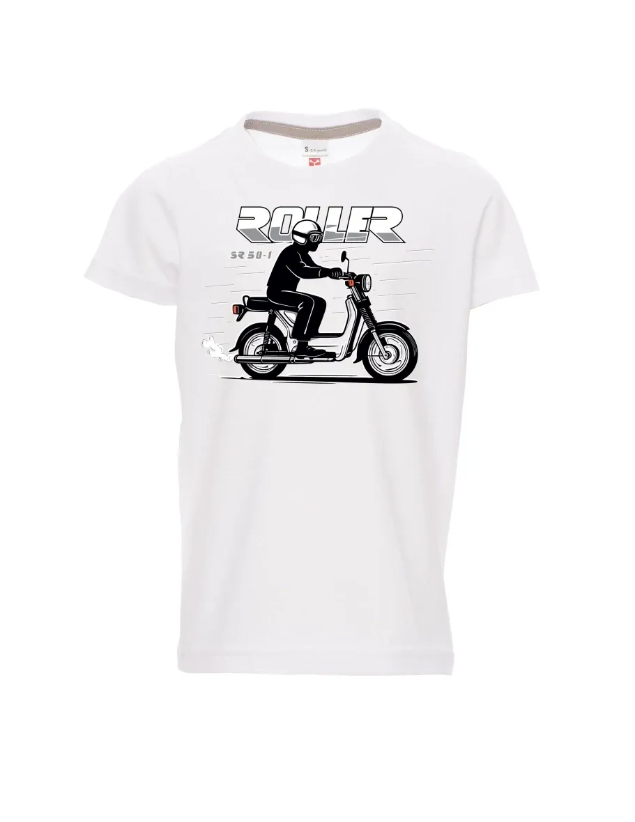 Bílé dětské tričko Skútr SR 50/1 Roller