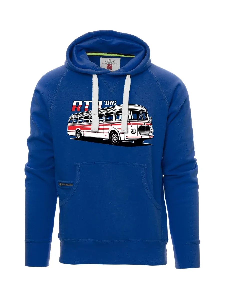 Modrá pánská mikina Autobus RTO 706