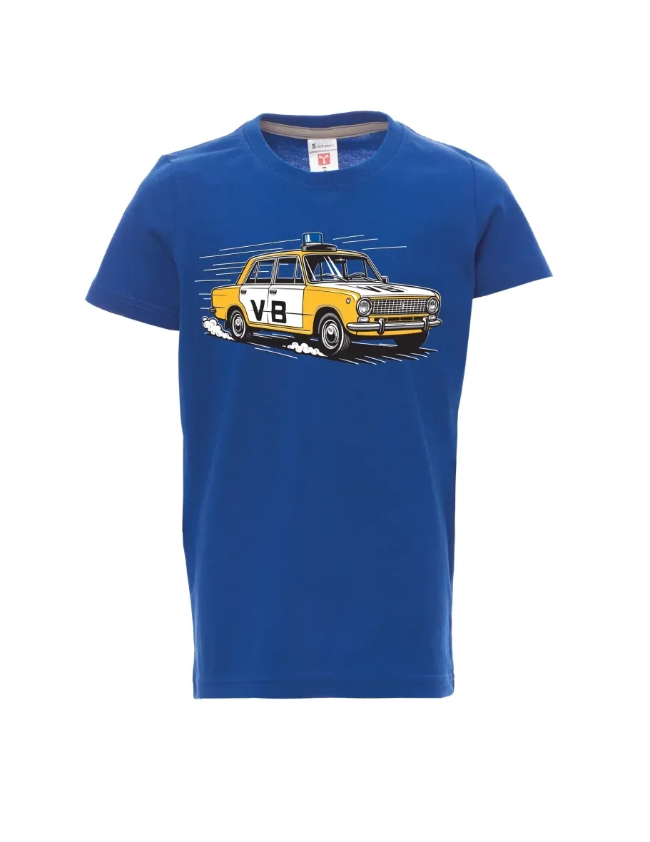 Modré dětské tričko Automobil VAZ 2101 VB