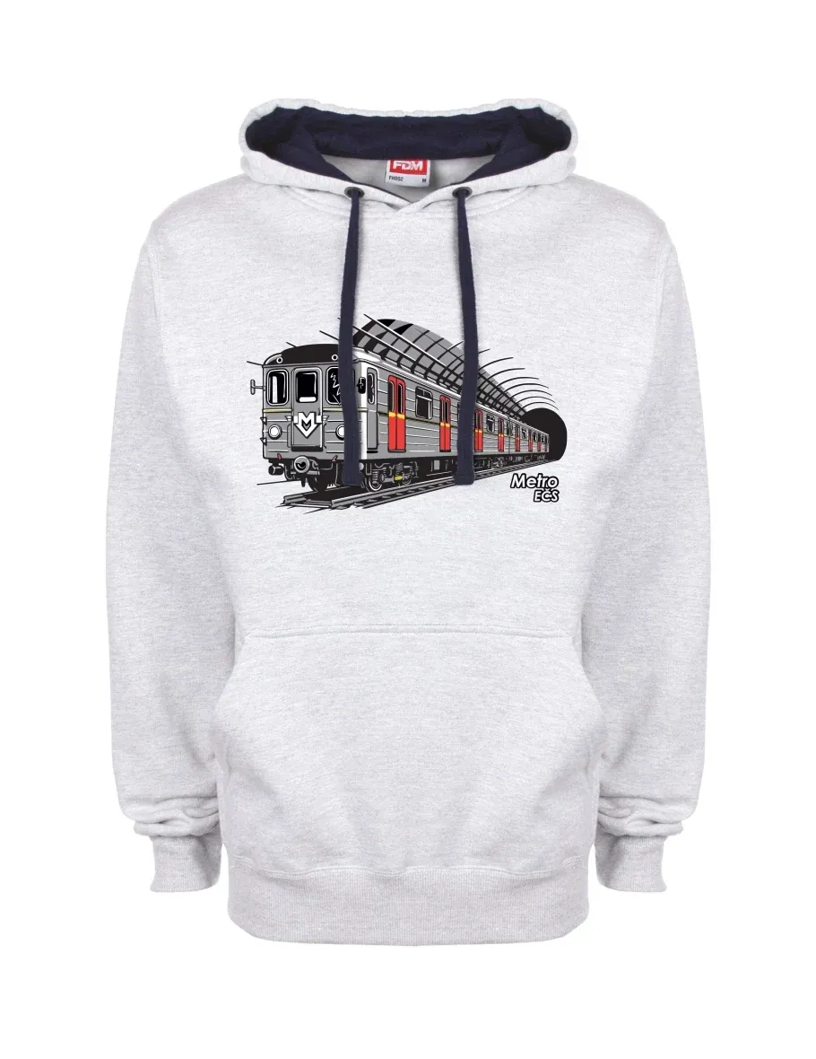 Modro-šedá mikina Metro EČS