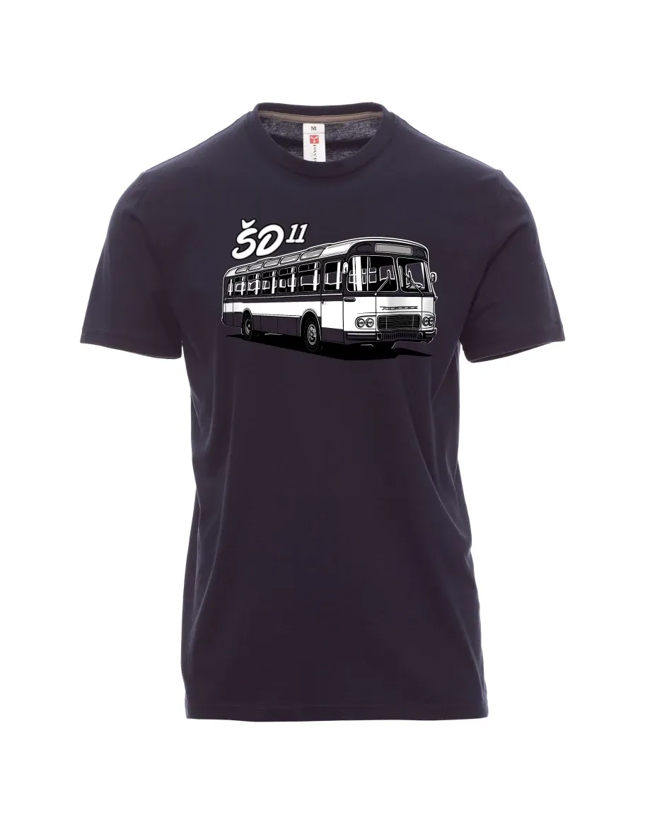 Navy pánské tričko Autobus ŠD 11