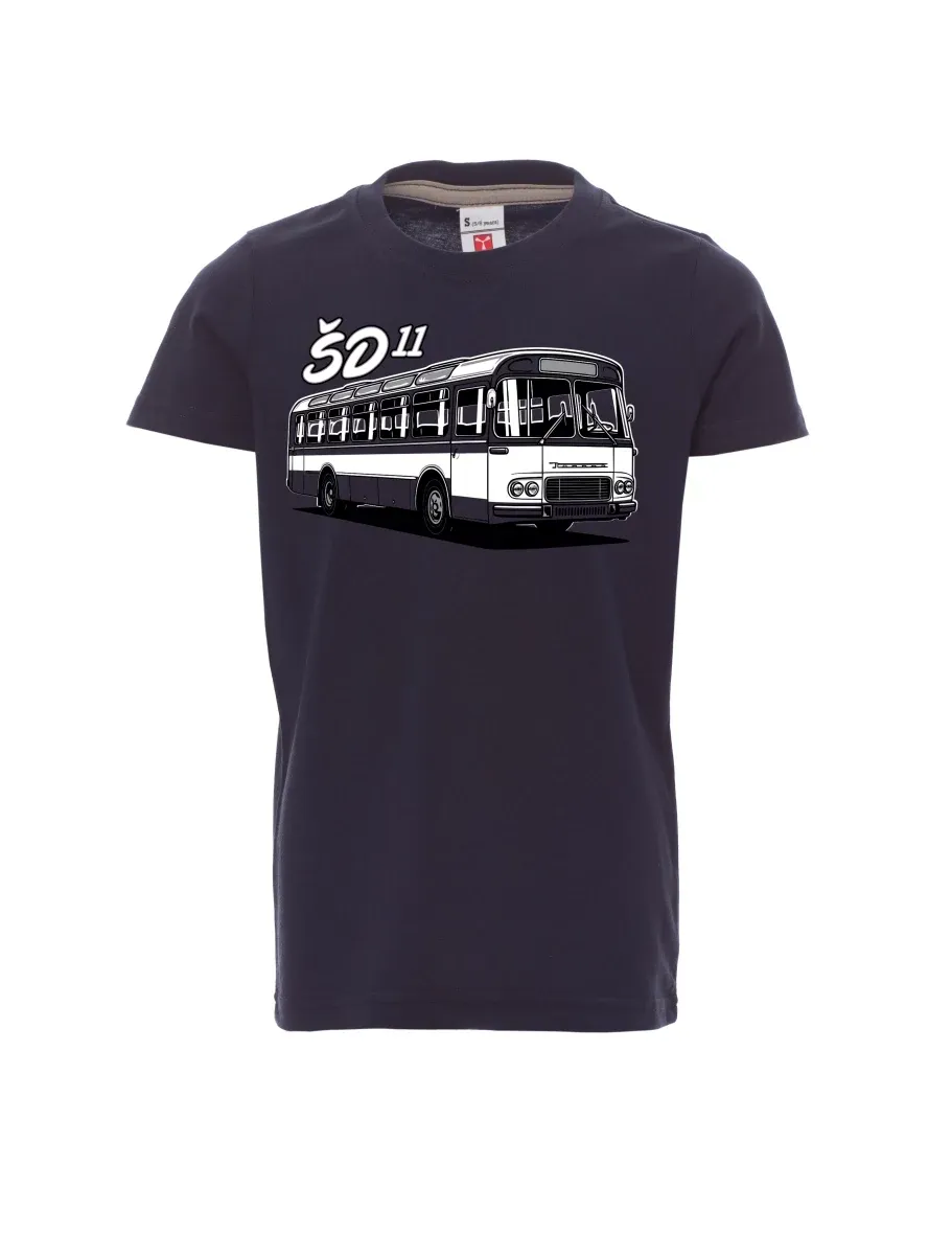 Navy dětské tričko Autobus ŠD 11