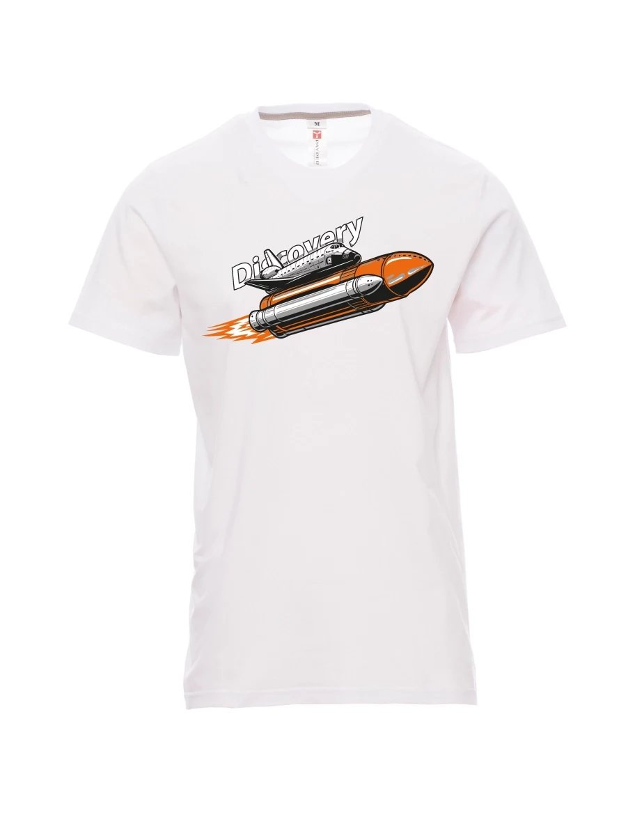 Bílé pánské tričko Raketoplán Discovery