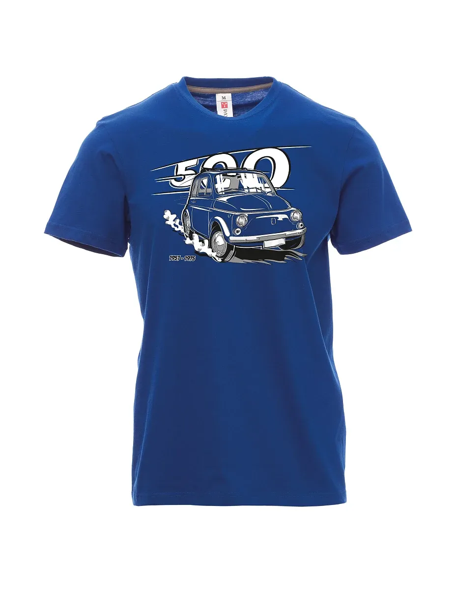 Modré pánské tričko s veteránem s  500