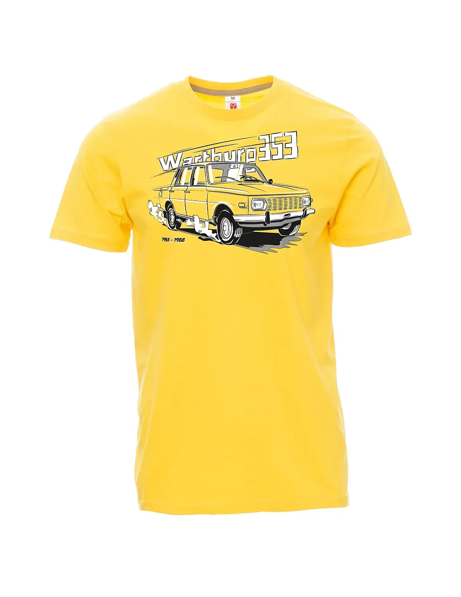 Žluté pánské tričko Wartburg 353