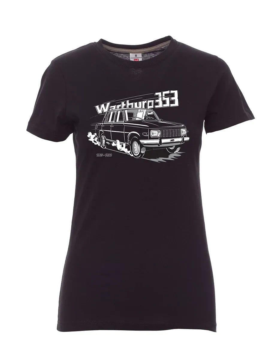 Černé dámské tričko Wartburg 353