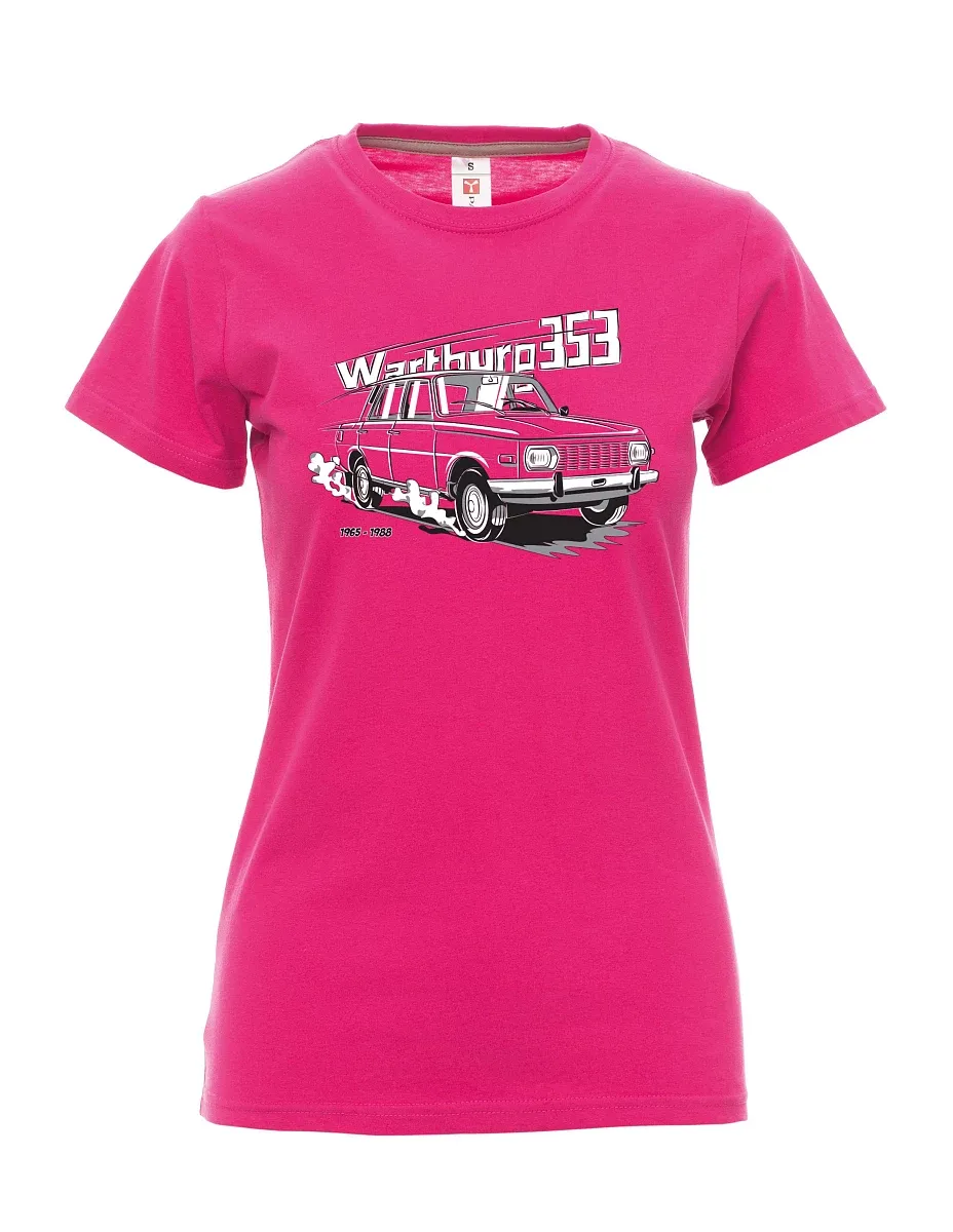 Růžové dámské tričko Wartburg 353