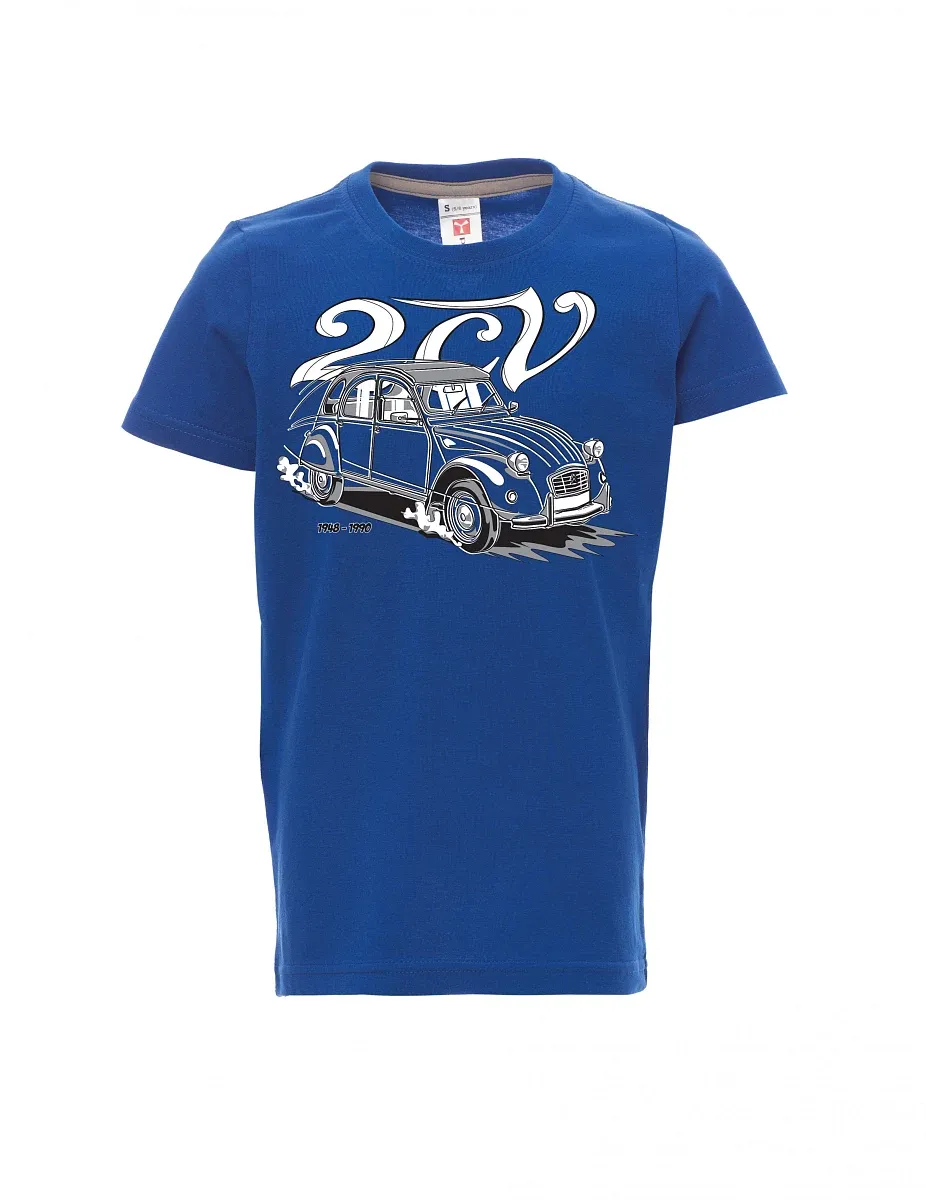 Modré dětské tričko 2CV
