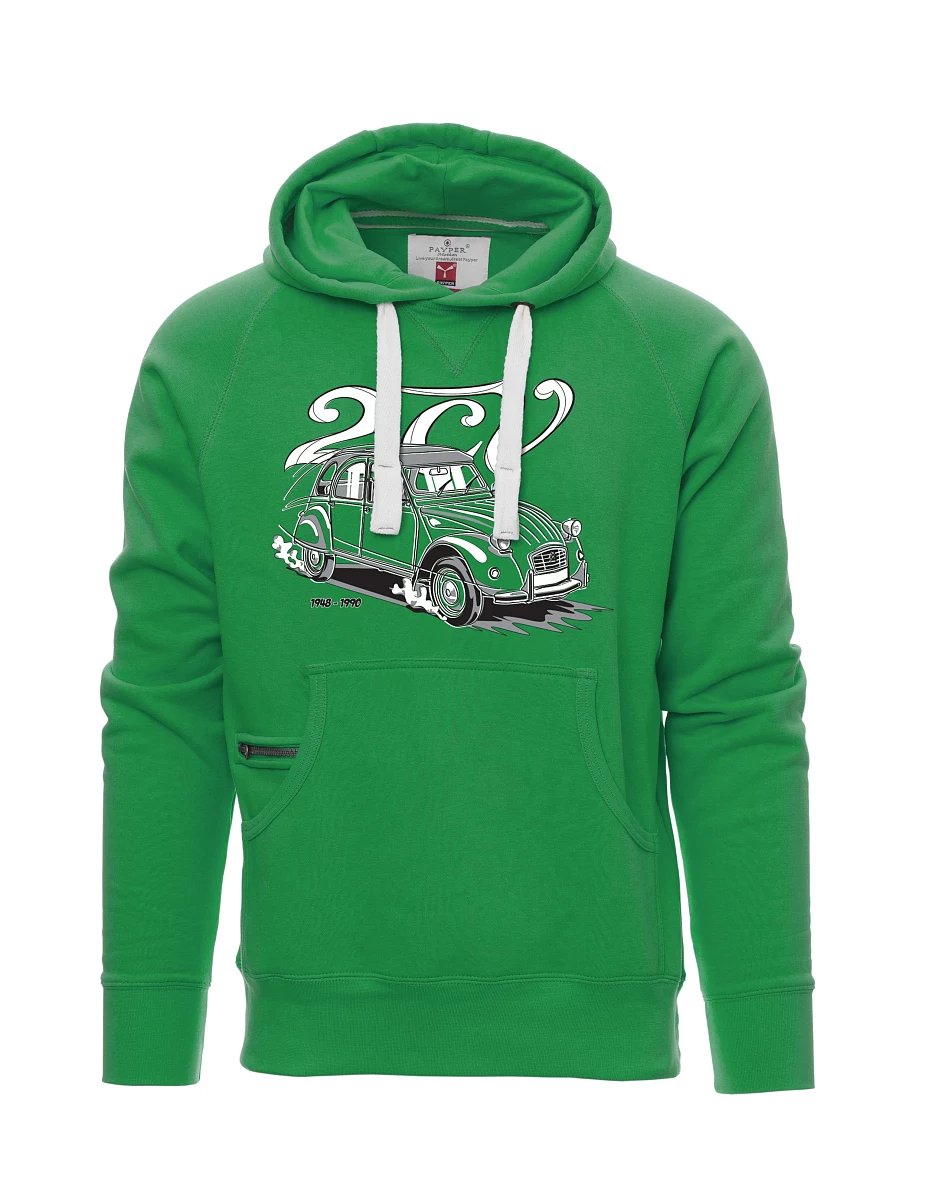 Zelená pánská mikina 2CV