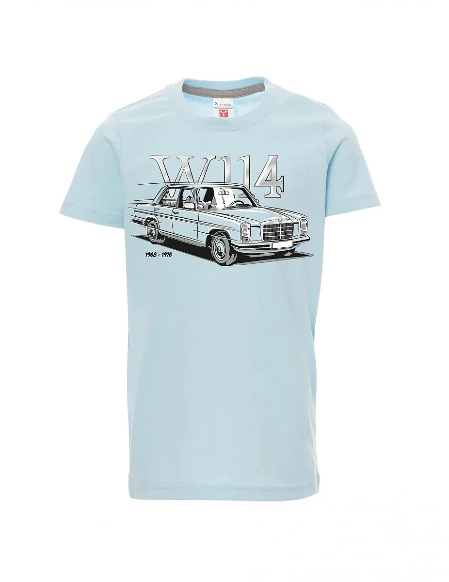 Bledě modré dětské tričko W114