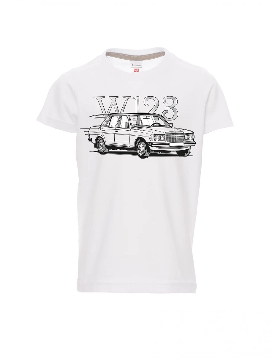 Bílé dětské tričko W123