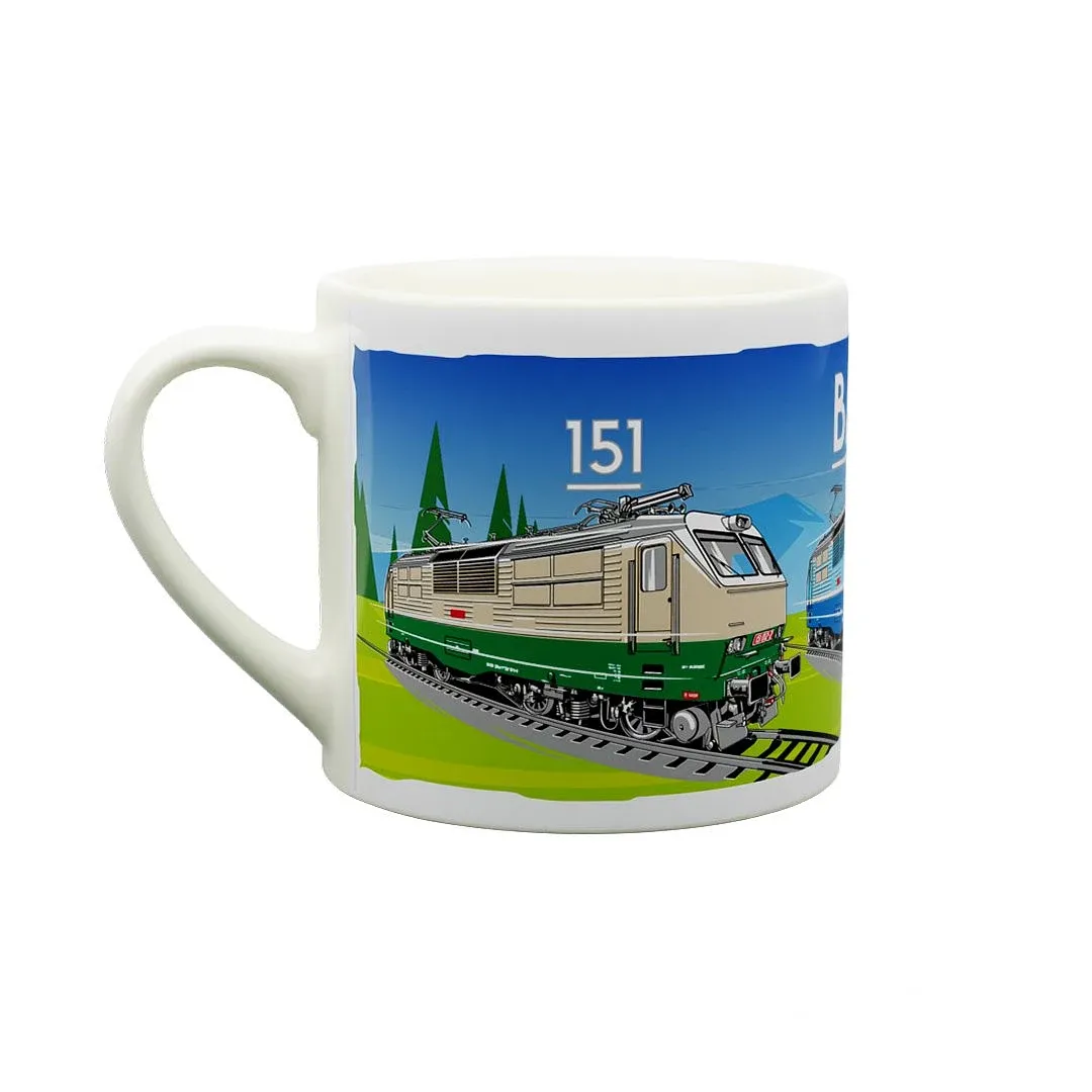 Keramický hrnek Elektrická lokomotiva 151 "banán"  170 ml