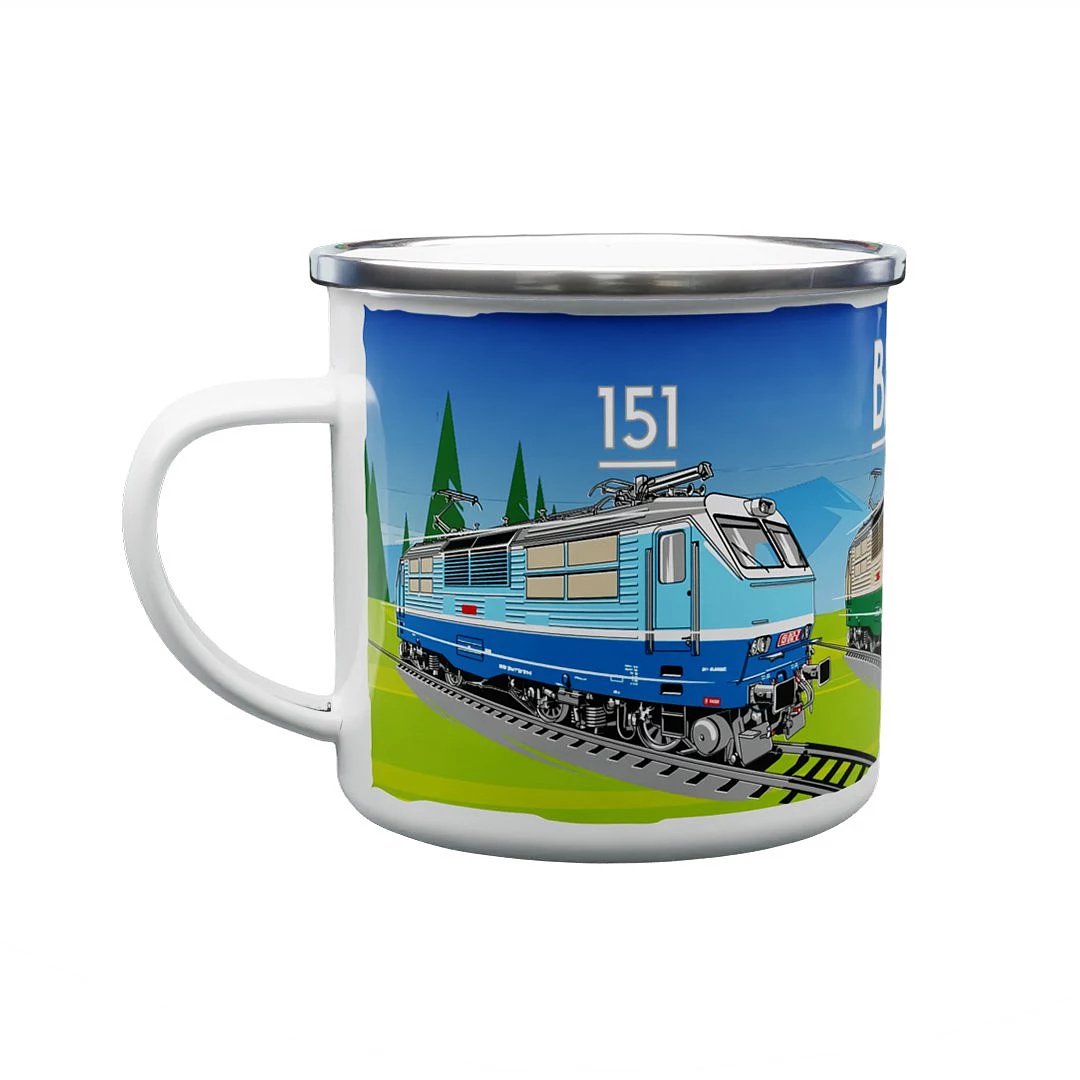 Plecháček Elektrická lokomotiva 151 "banán"  330 ml