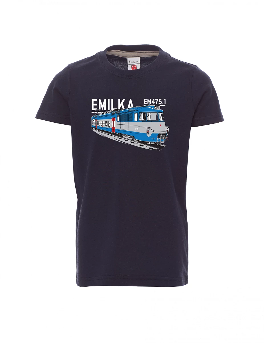 Navy dětské tričko Elektrické jednotky 475.1 "Emilka"